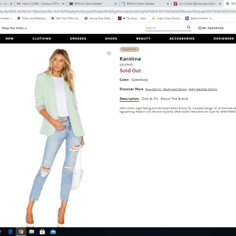 GRLFRND Karolina Jeans - Revolve